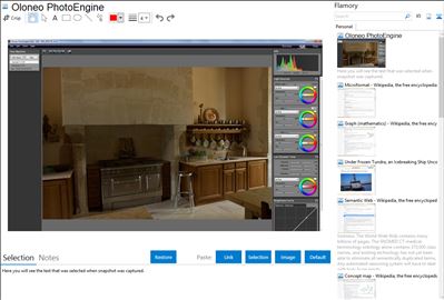 Oloneo PhotoEngine - Flamory bookmarks and screenshots