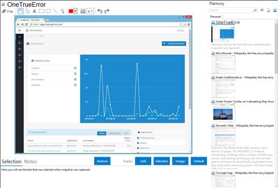 OneTrueError - Flamory bookmarks and screenshots