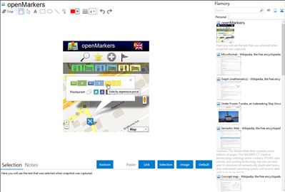 openMarkers - Flamory bookmarks and screenshots