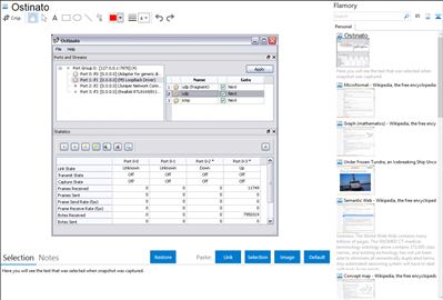 Ostinato - Flamory bookmarks and screenshots
