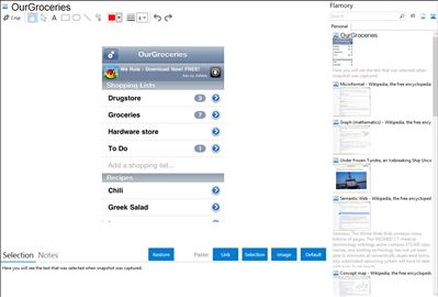OurGroceries - Flamory bookmarks and screenshots