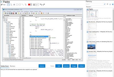 Padre - Flamory bookmarks and screenshots