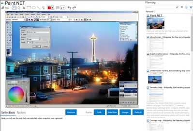 Paint.NET - Flamory bookmarks and screenshots