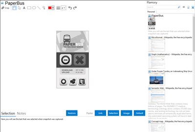 PaperBus - Flamory bookmarks and screenshots