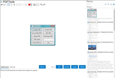 PDFTools - Flamory bookmarks and screenshots