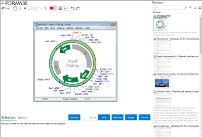 PDRAW32 - Flamory bookmarks and screenshots