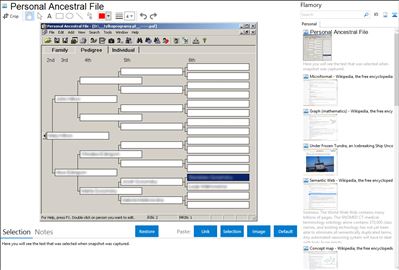 Personal Ancestral File - Flamory bookmarks and screenshots