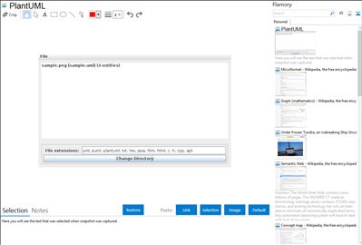 PlantUML - Flamory bookmarks and screenshots