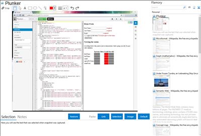 Plunker - Flamory bookmarks and screenshots
