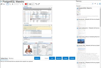 PostgreSQL Maestro - Flamory bookmarks and screenshots