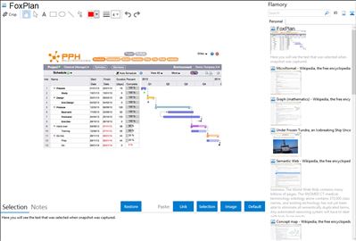 FoxPlan - Flamory bookmarks and screenshots