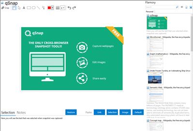 qSnap - Flamory bookmarks and screenshots