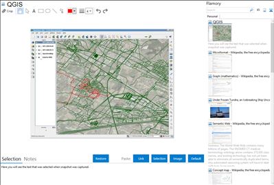 QGIS - Flamory bookmarks and screenshots