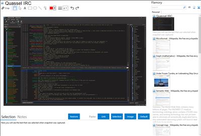 Quassel IRC - Flamory bookmarks and screenshots