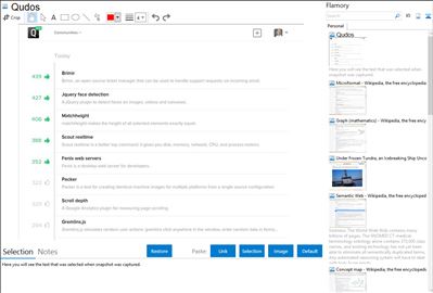 Qudos - Flamory bookmarks and screenshots