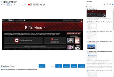 Rasterbator - Flamory bookmarks and screenshots