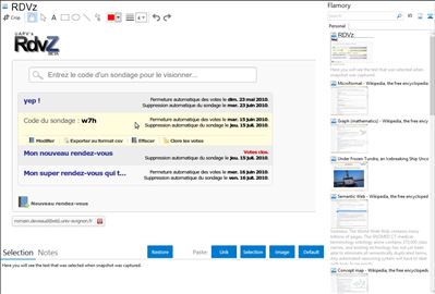 RDVz - Flamory bookmarks and screenshots