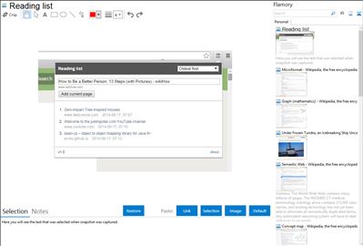 Reading list - Flamory bookmarks and screenshots