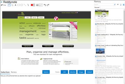 Reddynote - Flamory bookmarks and screenshots