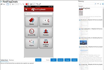 RedFlagDeals - Flamory bookmarks and screenshots