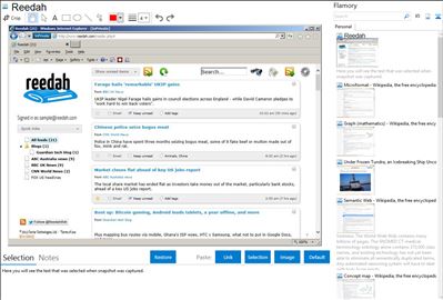 Reedah - Flamory bookmarks and screenshots