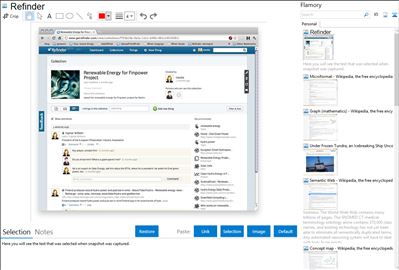 Refinder - Flamory bookmarks and screenshots
