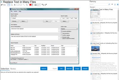 Replace Text in Many Files - Flamory bookmarks and screenshots