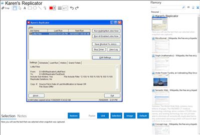 Karen's Replicator - Flamory bookmarks and screenshots