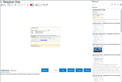 Resolver One - Flamory bookmarks and screenshots