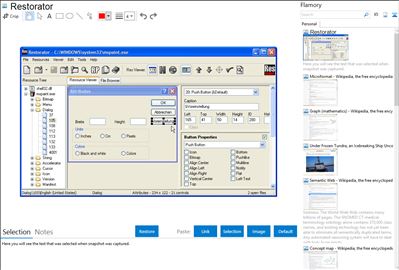 Restorator - Flamory bookmarks and screenshots