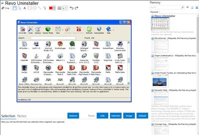 Revo Uninstaller - Flamory bookmarks and screenshots