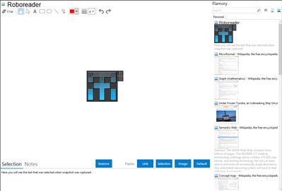 Roboreader - Flamory bookmarks and screenshots