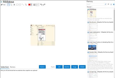RSSdose - Flamory bookmarks and screenshots