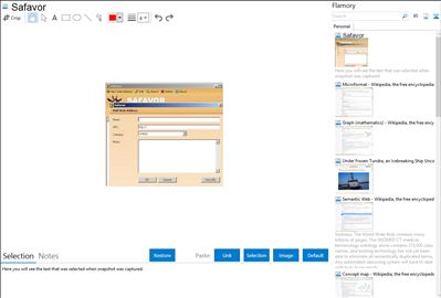 Safavor - Flamory bookmarks and screenshots