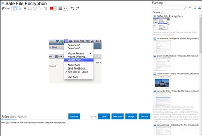 Safe File Encryption - Flamory bookmarks and screenshots