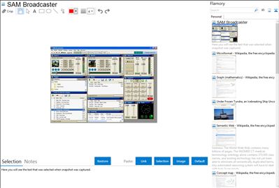 SAM Broadcaster - Flamory bookmarks and screenshots