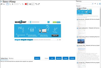Save n'Keep - Flamory bookmarks and screenshots
