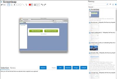 Screenleap - Flamory bookmarks and screenshots