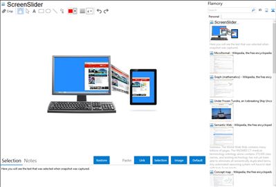 ScreenSlider - Flamory bookmarks and screenshots