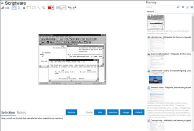 Scriptware - Flamory bookmarks and screenshots