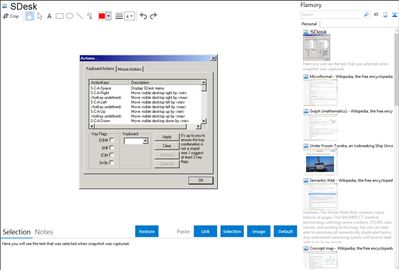 SDesk - Flamory bookmarks and screenshots