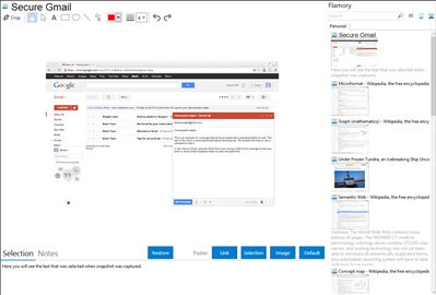 Secure Gmail - Flamory bookmarks and screenshots