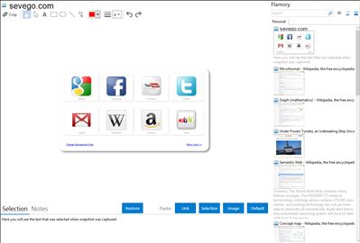 sevego.com - Flamory bookmarks and screenshots
