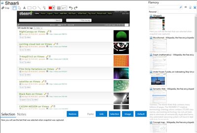 Shaarli - Flamory bookmarks and screenshots