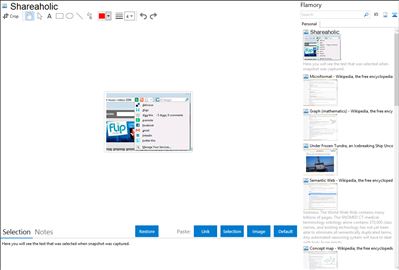 Shareaholic - Flamory bookmarks and screenshots