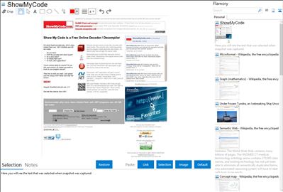 ShowMyCode - Flamory bookmarks and screenshots