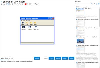 ShrewSoft VPN Client - Flamory bookmarks and screenshots