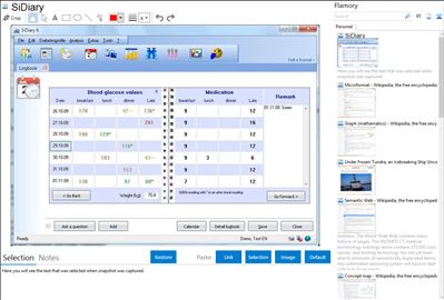 SiDiary - Flamory bookmarks and screenshots