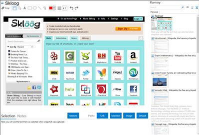 Skloog - Flamory bookmarks and screenshots