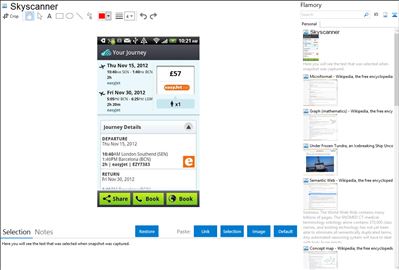 Skyscanner - Flamory bookmarks and screenshots